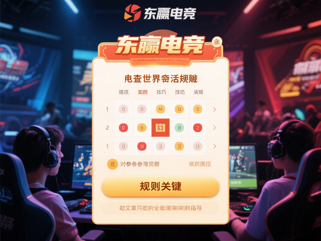 东赢电竞竞猜规则详解与参与指南全面解析攻略 想要在电竞竞猜的世界中脱颖而出,掌握规则和技巧是关