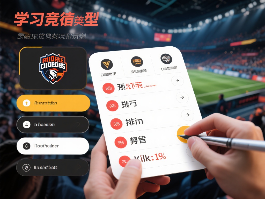 学习竞猜类型：常见的竞猜选项包括预测比赛胜者、队伍