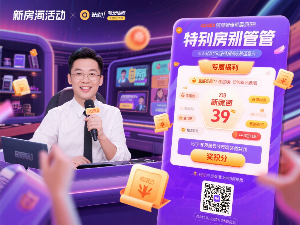 此外，活动还特别设置了房管专属福利。作为直播间的管