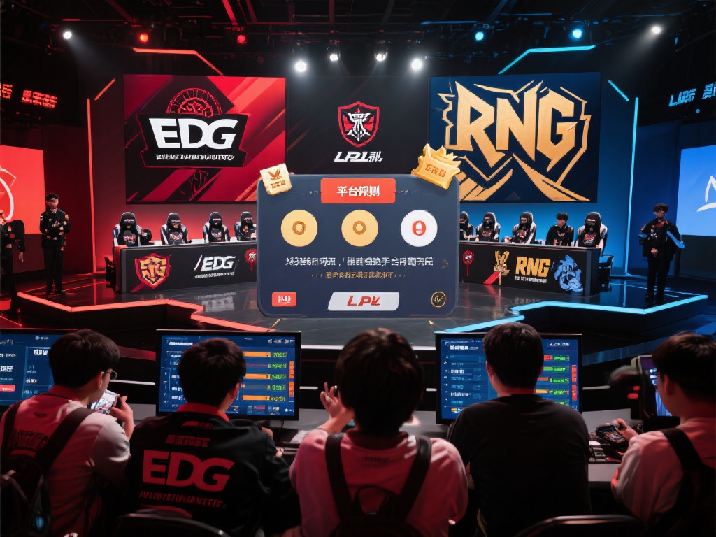 以近期的一场LPL比赛为例，EDG对阵RNG的焦点