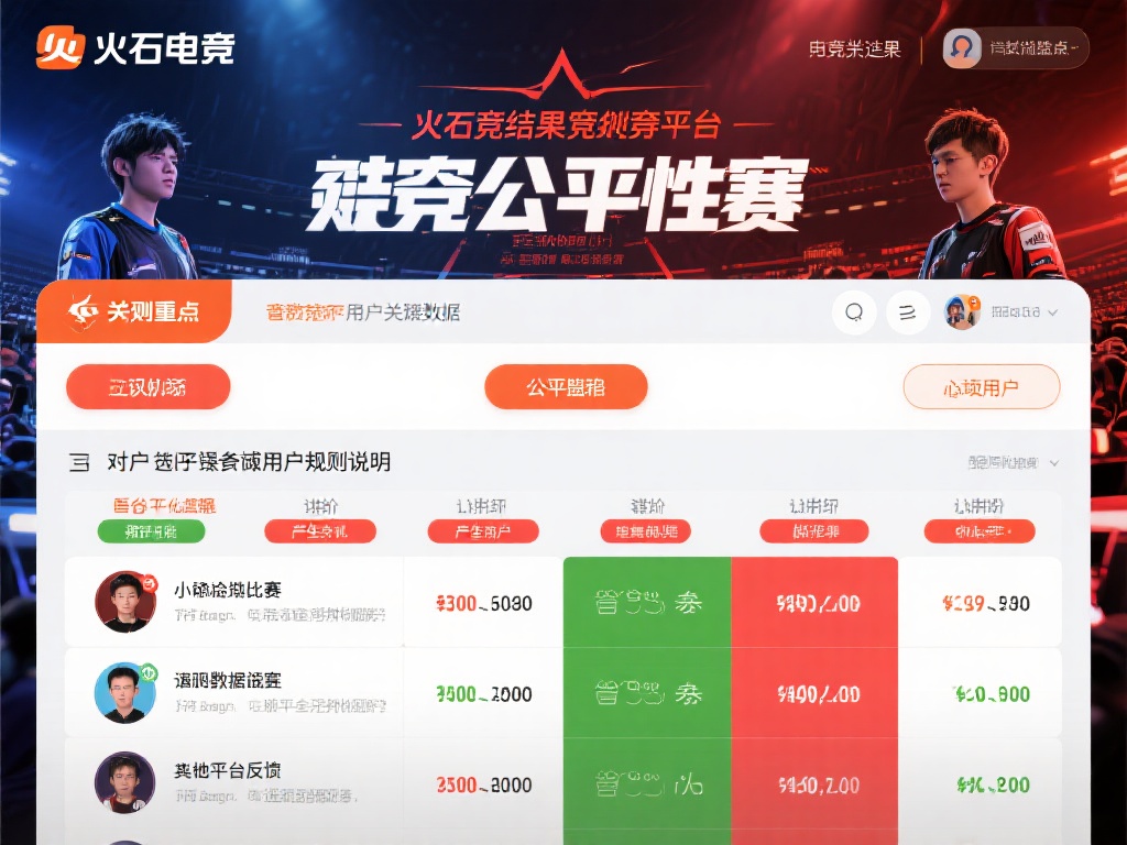 电竞竞猜的核心在于公平性，而火石电竞竞猜平台是否能