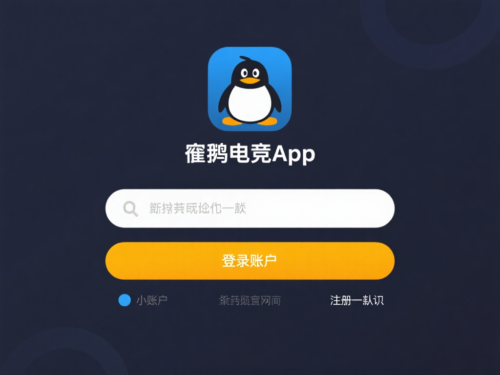 登录账户：首先，确保你已经下载并安装了企鹅电竞Ap