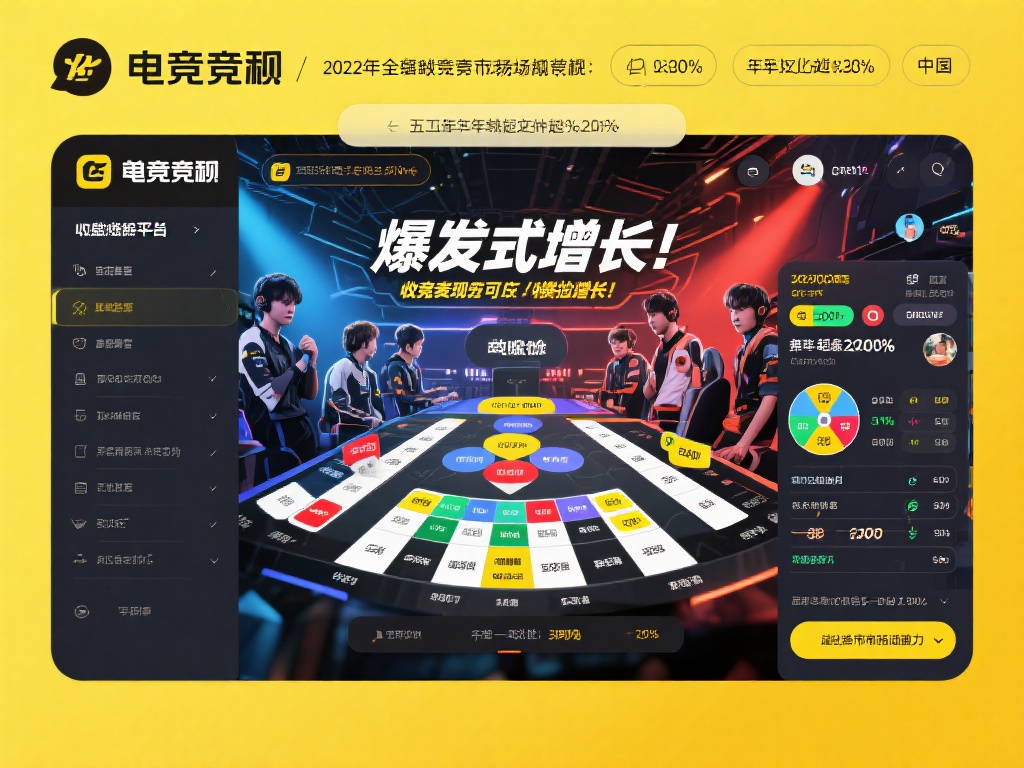 电竞竞猜收入表现如何?行业前景与盈利潜力深度分析 电竞竞猜的收入表现可以用“爆发式增长”来形容。根据